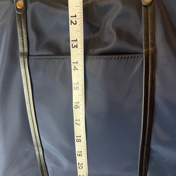 RADLEY LONDON Blue and Black Tote Bag with Leather-Look Straps - Picture 4 of 5